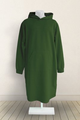 Худі-сукня Malta Ж560-13 т. зелена - SvitStyle
