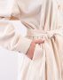 Молочна вельветова сукня-сорочка на ґудзиках (4)