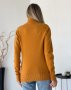 Гірчичний кашеміровий светр із високим горлом (3)