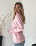Рожевий кашеміровий светр із високим горлом (2)