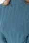 Гольф жіночий однотонний, колір джинс, 204R056 (5)