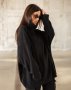 Чорний ангоровий светр із хомутом (2)