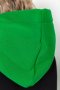 Худі жіночий на флісі, колір чорно-зелений, 102R312 (6)