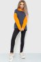 Худі жіночий на флісі, колір сіро-помаранчевий, 102R312 (2)