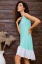 Літня сукня, з рюшею м'ятного кольору, 167R100-2 (5)