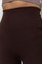Лосини жіночі в рубчик, колір темно-коричневий, 205R606 (5)