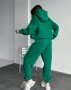 Зелений спортивний костюм на флісі (3)