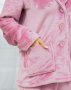 Махрова рожева піжама на ґудзиках (4)