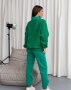 Зелений теплий костюм із вставками (3)