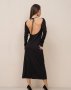 Чорна сукня з відкритою спиною (3)