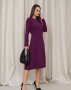 Фіолетова сукня класичного силуету (2)