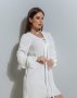 Біла сукня з жниварки з тасьмами (2)