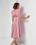 Рожеве плаття з декоративною спинкою (3)