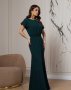 Зелена сукня максі довжини (2)