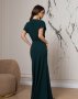 Зелена сукня максі довжини (3)