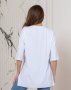 Біла оверсайз футболка з принтом та розрізами (3)