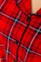 Жіноча піжама в клітину, колір червоний, 219RP-259 (5)