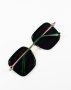 Чорно-зелені сонцезахисні окуляри в стилі ретро (2)