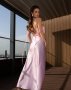 Рожева шовкова сукня з відкритою спиною (4)