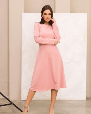 Bonita Рожеве класичне плаття з довгими рукавами 33038-01 - 8417321 - SvitStyle