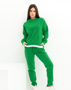 Bonita Зелений костюм із білою вставкою 37263-01 - 8491883 - SvitStyle