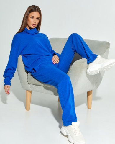 Bonita Ангоровий синій демісезонний костюм 30788-01 - SvitStyle
