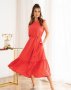 Червона сукня без рукавів (1)