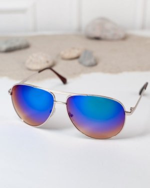 Дзеркальні сонцезахисні окуляри моделі авіатор - 8550786 - SvitStyle