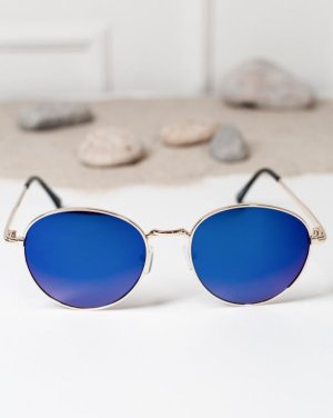 Круглі окуляри з синім склом - 8550789 - SvitStyle