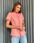 Рожева сорочка із льону з вишивкою (1)