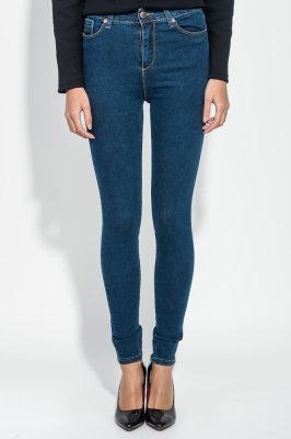 Жіночі джинси приталеного крою колір Синій 282F009 - 8570739 - SvitStyle