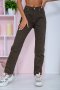 Жіночі джинси МОМ прямого крою колір Хакі 164R3363 (1)