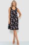 Сукня-халат жіночий з квітковим принтом на ґудзиках, колір мокко, 102R349 (1)