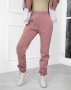 Рожеві брюки-джогери на флісі (1)