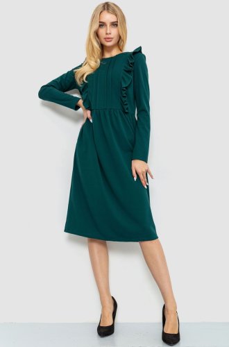 Сукня класична Нарядна, колір зелений, 102R343 - SvitStyle