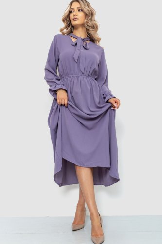 Нарядне плаття, колір темно-бузковий, 204R601 - SvitStyle