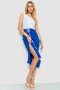 Сукня-сарафан повсякденний двокольоровий, колір біло-синій, 102R337 (1)