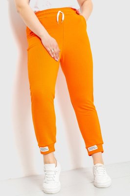 Спортивні штани жіночі демісезонні, колір помаранчевий, 226R027 - 8578030 - SvitStyle