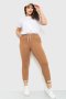 Спортивні штани жіночі демісезонні, колір коричневий, 226R027 (1)