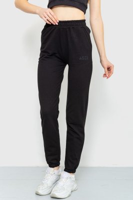 Спортивні штани жіночі, колір чорний, 206R001 - 8578060 - SvitStyle