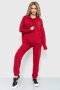 Спортивний костюм жіночий демісезонний, колір бордовий, 177R030 (1)