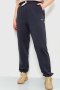 Спортивні штани жіночі демісезонні, колір темно-синій, 129R1488 (1)