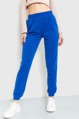Спортивні штани жіночі двонитка, колір синій, 102R292 - 8578188 - SvitStyle