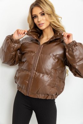 Куртка жіноча демісезонна, колір коричневий, 198R7878 - 8583799 - SvitStyle