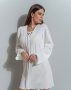 Біла сукня з жниварки з тасьмами (1)