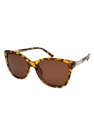 Леопардові окуляри з блискучими вставками - SvitStyle