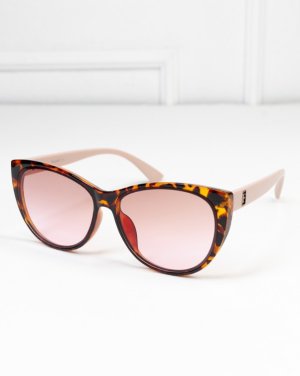 Леопардові сонцезахисні окуляри з рожевими дужками - 8616154 - SvitStyle