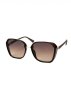 Темно-коричневі сонцезахисні окуляри з геометричною оправою (1)