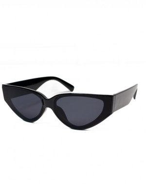 Чорні вузькі сонцезахисні окуляри - 8617208 - SvitStyle