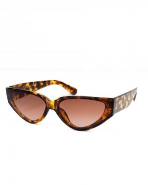 Леопардові сонцезахисні окуляри з вузькою оправою - SvitStyle
